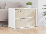 Sideboard with Drawer White 59.5 x 27 x 57 cm 8000532