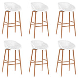 7 Piece Bar Set White 3057449