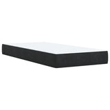 Box Spring Bed with Mattress Black 90x200 cm Velvet 3286206
