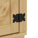 Cabinet with Drawer SKI 9 pcs Honey Brown Solid Pine Wood 3392650