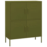 Storage Cabinet Olive Green 80x35x101.5 cm Steel 336135