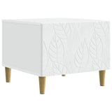 Coffee Table White 50 x 49 x 40 cm Engineered Wood 895195