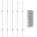 Chain Link Fence with Post 10 x 0.4 m 3336293