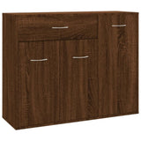 ZNTS Sideboard Brown Oak 88x30x70 cm Engineered Wood 815368