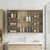 Bathroom Mirror Cabinet Sonoma Oak 100 x 14.5 x 70 cm 889121