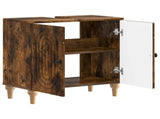 Bathroom Sink Cabinet ALKMAAR Smoked Oak 59.5 x 31.5x 59 cm 896130