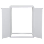 ZNTS Washing Machine Cabinet White 68.5x64.5x88 cm PVC 340986