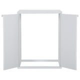 ZNTS Washing Machine Cabinet White 68.5x64.5x88 cm PVC 340986