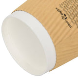 Paper Coffee Cups 500 pcs 12oz 300ml Brown 4102800