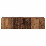 TV Wall Cabinet Wall-mounted 2 pcs Old Wood 60 x 31 x 29.5 cm 892206