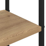 Coat Stand with Shoes Bench Artisan Oak 120.5 x 34 x 190 cm 8012043