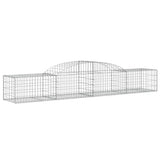 Arched Gabion Baskets 30 pcs 300x50x40/60 cm Galvanised Iron 3146663