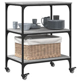 Kitchen Trolley Grey Sonoma 60x41x76 cm Engineered Wood 842304