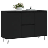 Sideboard Black 101.5x35x70 cm Engineered Wood 827205