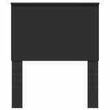 Headboard with Headboard Black Oak 80 cm Engineered wood 887814