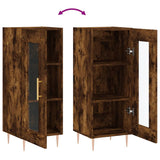 Sideboard Smoked Oak 34.5x34x90 cm Engineered Wood 828785