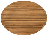 Table Top 70 x 3.5 Round Solid Teak Wood Natural 42033152