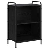 Book Cabinet 55.5 x 33 x 80 cm Engineered Wood Black Oak 8013890