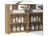 Bathroom Mirror Cabinet Artisian Oak 30 x 10.5 x 50 cm 889022
