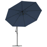 Cantilever Garden Parasol 3.5 m Blue 42198