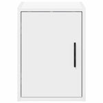 ZNTS Garage Wall Cabinets 2 pcs White Engineered Wood 860608