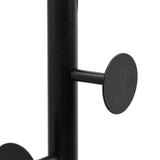 Coat Stand Black 176 cm Powder-coated Iron 377094