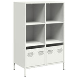 Highboard White 68x39x103.5 cm Steel 851387