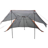 Camping Tent Tipi 5-Person Grey Waterproof 4009409