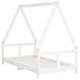 Kids Bed Frame White 80x160 cm Solid Wood Pine 834460