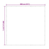 Plant Cover Transparent 8 x 8 m PE 3429292