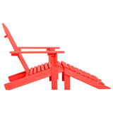 Garden Chair Red Solid fir wood Standard Detachable 315863