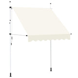 143694 Manual Retractable Awning 200 cm Cream