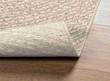 Rug ZIZUR Cream 120x120 cm Jute Look Indoor and Outdoor 4010376
