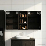 Bathroom Cabinet Set 3 pcs 116 x 16 x 62.5 cm Engineered wood 3403809