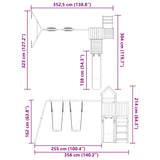 Outdoor Playset Impregnated Wood Pine 3155845