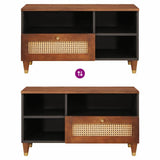 TV Cabinet with Drawer Brown 80 x 33.5 x 46 cm Solid Mango Wood 4018897