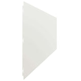 Lawn Edgings 10 pcs White 25x103 cm Cold-rolled Steel 860167