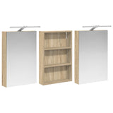 Bathroom Cabinet Set 3 pcs 120 x 10.5 x 60.5 cm Engineered wood 3403738