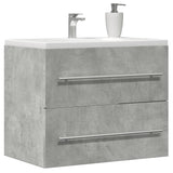 Sink Cabinet Concrete Grey 60x38.5x48 cm Engineered Wood 856224