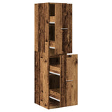 Apothecary Cabinet Old Wood 30x41x144.5 cm Engineered Wood 855176