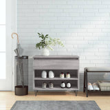 Shoe Cabinet Grey Sonoma 70x36x60 cm Engineered Wood 831442