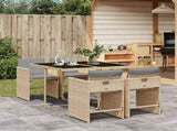 Garden Dining Set Mix beige, Light Grey, Black 3211080