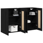 Wall-mounted Cabinet 2 pcs Artisan oak 160 x 34 x 90 cm 3333106