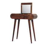 Mini Round Chestnut Fold Vanity IN3286