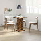 Bistro Table Smoked Oak 60x60x75 cm Engineered Wood 815102