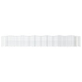 Arched Gabion Raised Bed 600x100x100 cm Galvanised Iron 153556