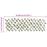 Artificial Ivy Trellis Expandable 5 pcs Yellow 180x60 cm 366599