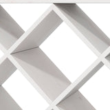 Wine Rack 2 pcs White 62 x 25 x 62 cm Solid Pine Wood 893319