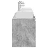 Bathroom Cabinet Set 3 pcs Concrete Grey 49.5 x 41 x 62.5 cm 3405650