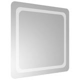 LED Bathroom Mirror Transparent 60 x 60 cm Tempered Glass 42045828